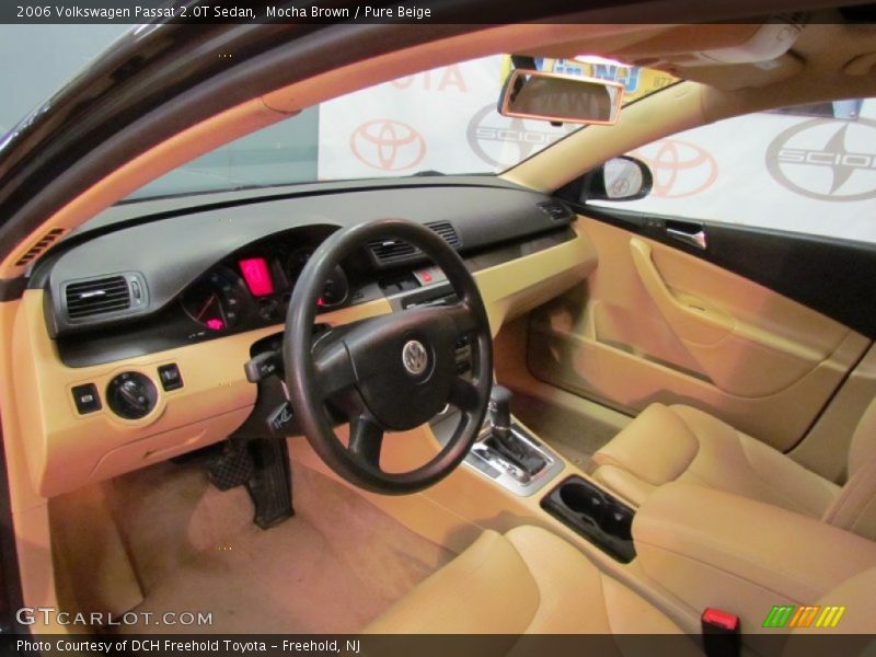 Mocha Brown / Pure Beige 2006 Volkswagen Passat 2.0T Sedan