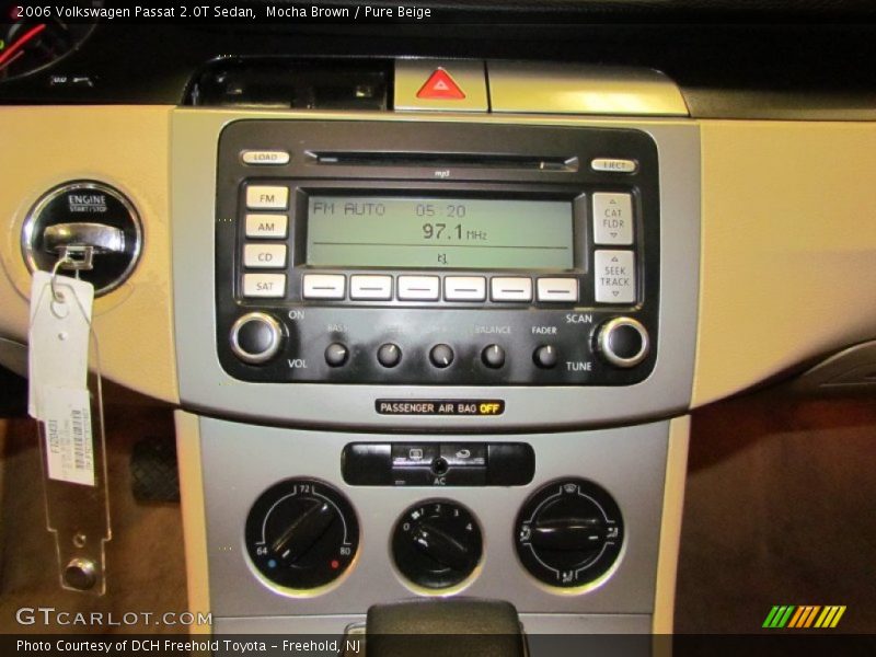 Mocha Brown / Pure Beige 2006 Volkswagen Passat 2.0T Sedan