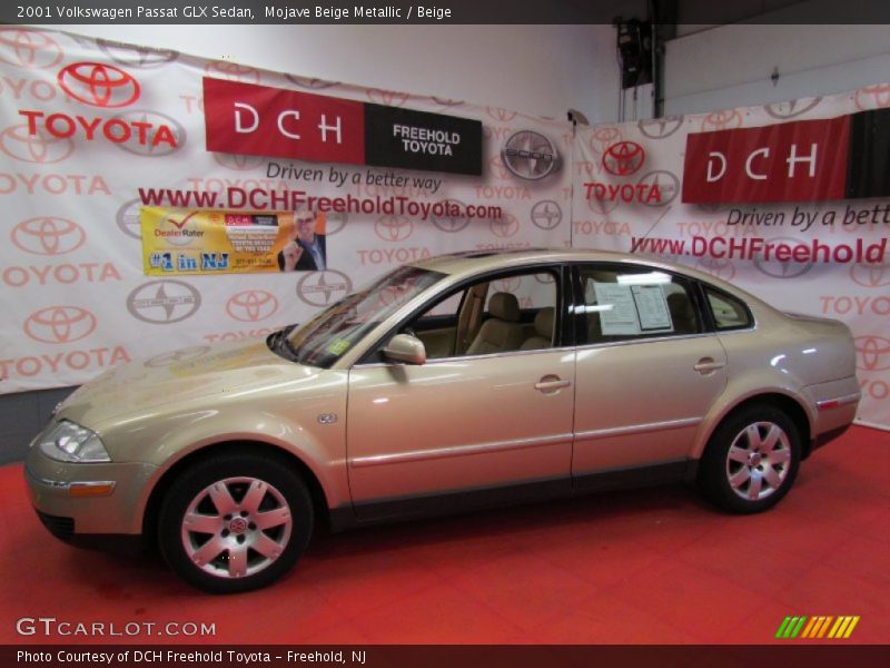 Mojave Beige Metallic / Beige 2001 Volkswagen Passat GLX Sedan