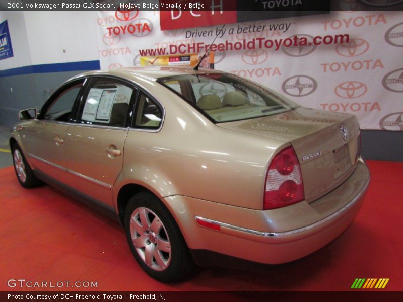 Mojave Beige Metallic / Beige 2001 Volkswagen Passat GLX Sedan