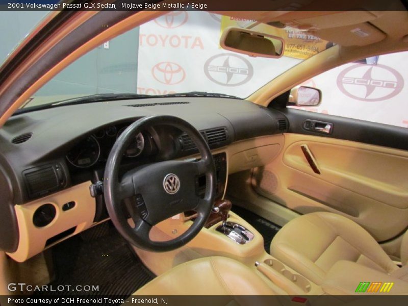 Mojave Beige Metallic / Beige 2001 Volkswagen Passat GLX Sedan