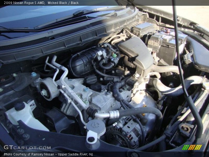 Wicked Black / Black 2009 Nissan Rogue S AWD