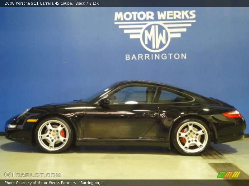 Black / Black 2008 Porsche 911 Carrera 4S Coupe