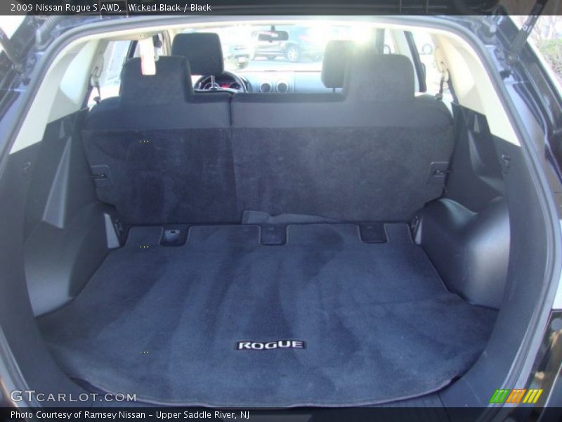 Wicked Black / Black 2009 Nissan Rogue S AWD