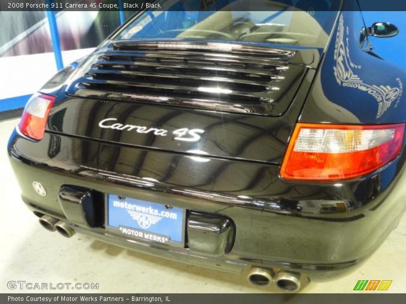 Black / Black 2008 Porsche 911 Carrera 4S Coupe