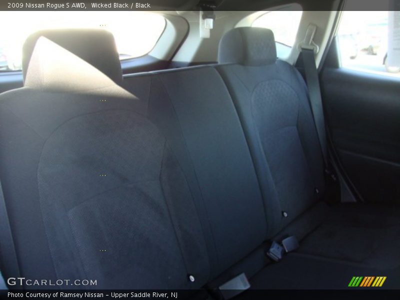 Wicked Black / Black 2009 Nissan Rogue S AWD
