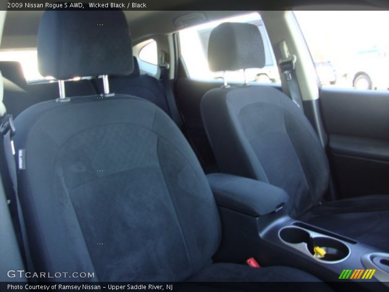 Wicked Black / Black 2009 Nissan Rogue S AWD