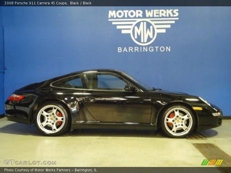 Black / Black 2008 Porsche 911 Carrera 4S Coupe
