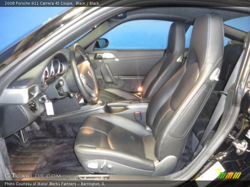 Black / Black 2008 Porsche 911 Carrera 4S Coupe