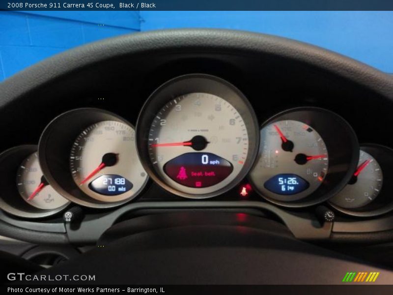  2008 911 Carrera 4S Coupe Carrera 4S Coupe Gauges