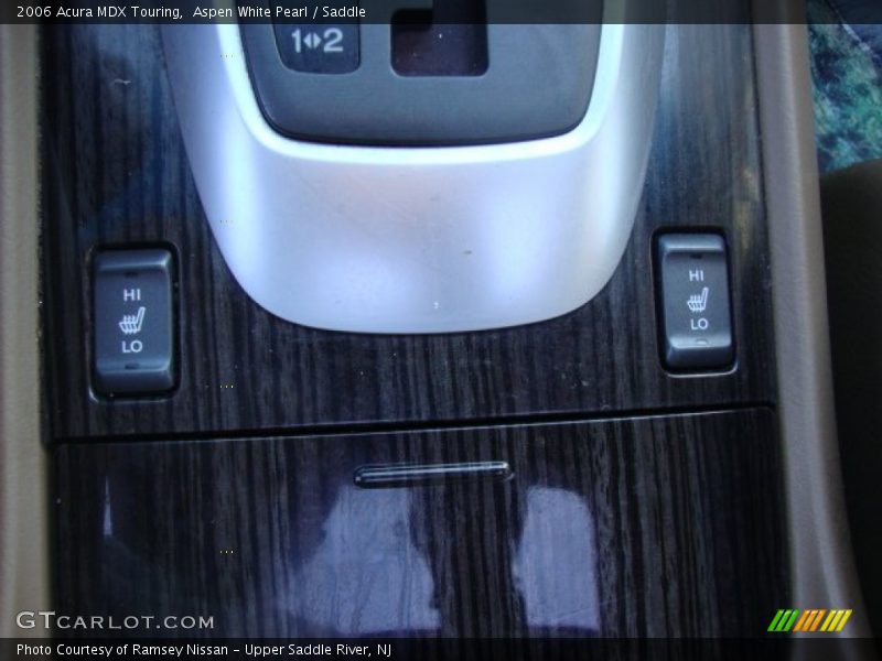 Aspen White Pearl / Saddle 2006 Acura MDX Touring