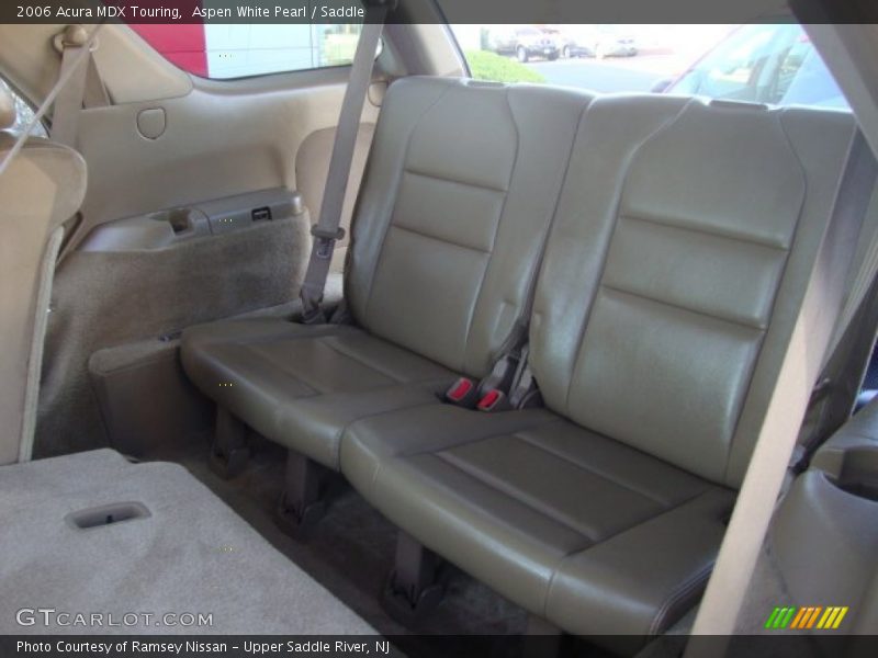 Aspen White Pearl / Saddle 2006 Acura MDX Touring