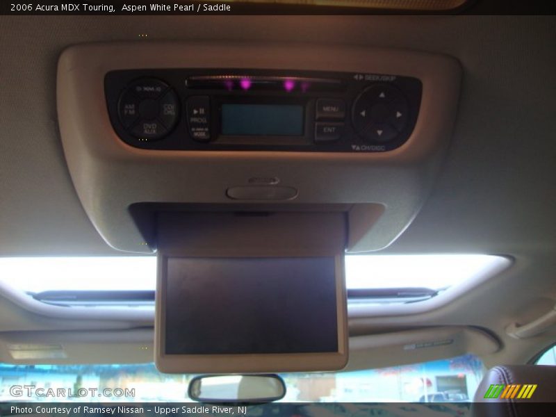 Aspen White Pearl / Saddle 2006 Acura MDX Touring