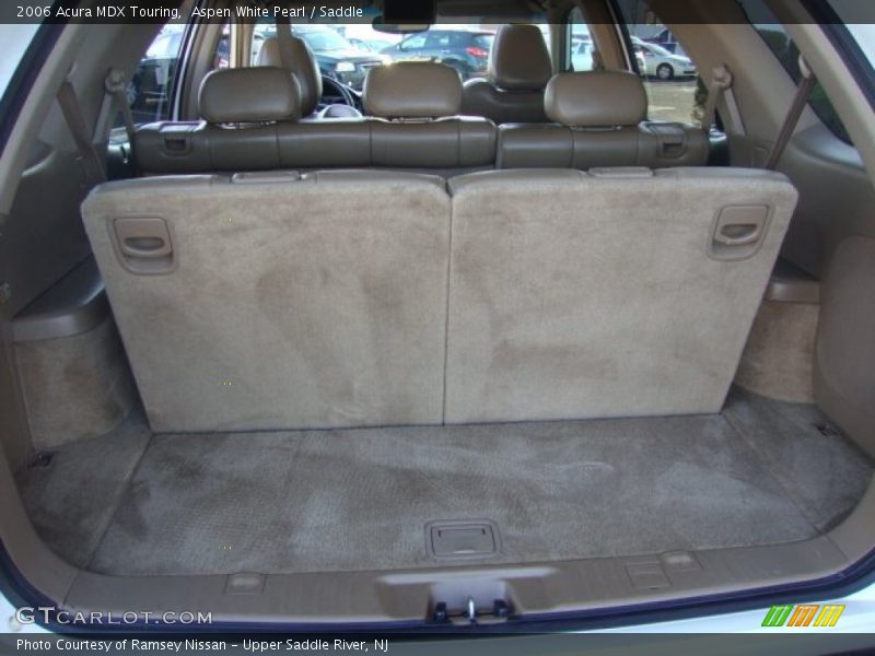 Aspen White Pearl / Saddle 2006 Acura MDX Touring