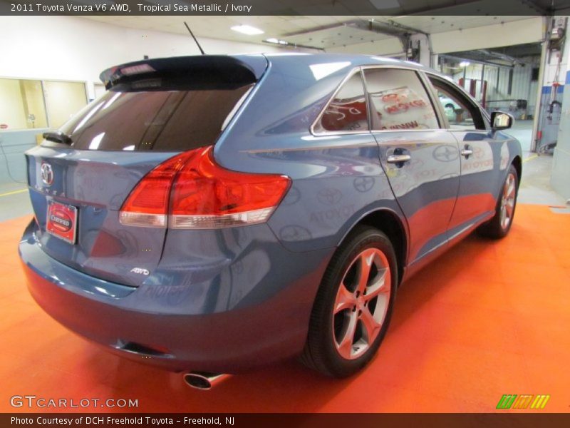 Tropical Sea Metallic / Ivory 2011 Toyota Venza V6 AWD