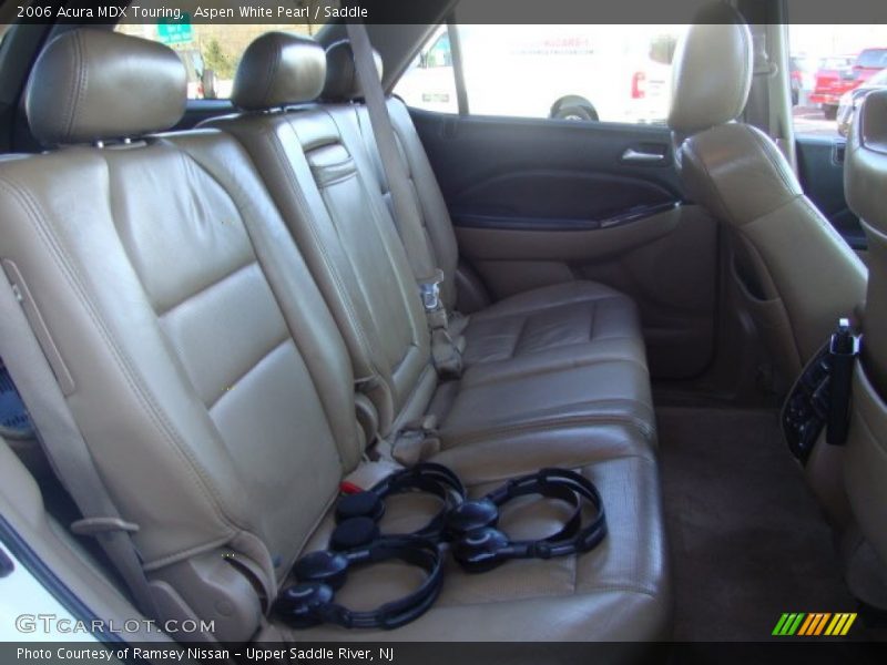 Aspen White Pearl / Saddle 2006 Acura MDX Touring