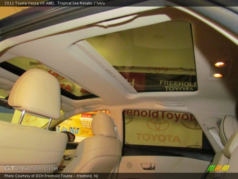 Tropical Sea Metallic / Ivory 2011 Toyota Venza V6 AWD