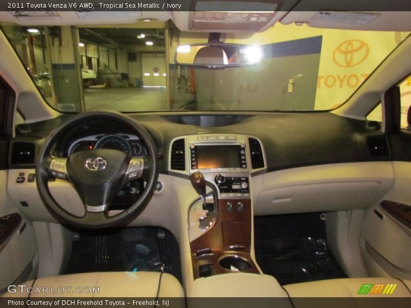 Tropical Sea Metallic / Ivory 2011 Toyota Venza V6 AWD