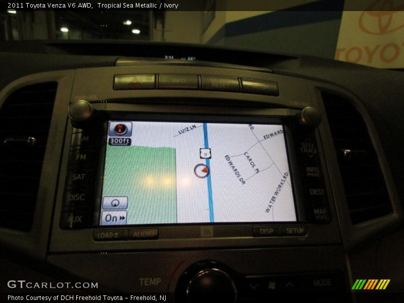 Tropical Sea Metallic / Ivory 2011 Toyota Venza V6 AWD