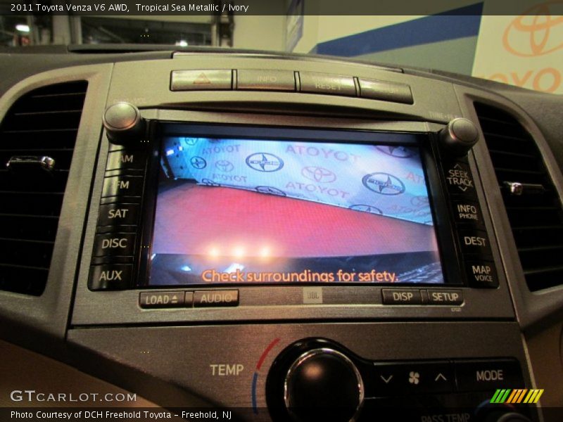 Tropical Sea Metallic / Ivory 2011 Toyota Venza V6 AWD