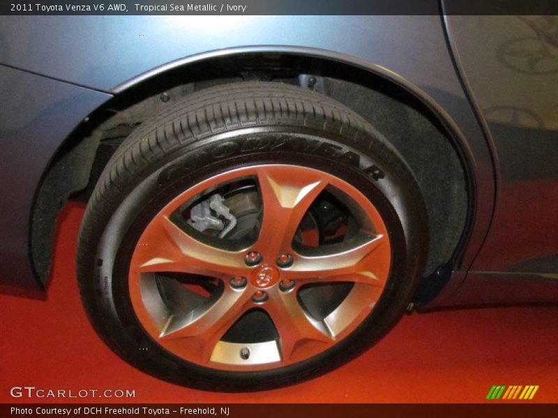 Tropical Sea Metallic / Ivory 2011 Toyota Venza V6 AWD