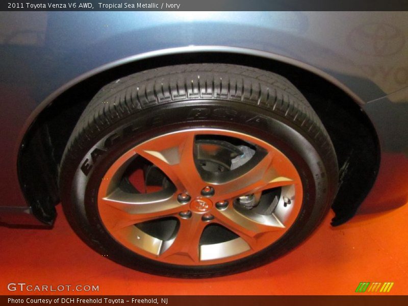Tropical Sea Metallic / Ivory 2011 Toyota Venza V6 AWD