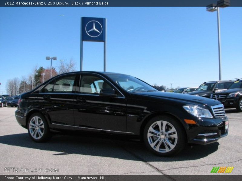 Black / Almond Beige 2012 Mercedes-Benz C 250 Luxury