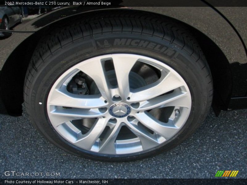 Black / Almond Beige 2012 Mercedes-Benz C 250 Luxury