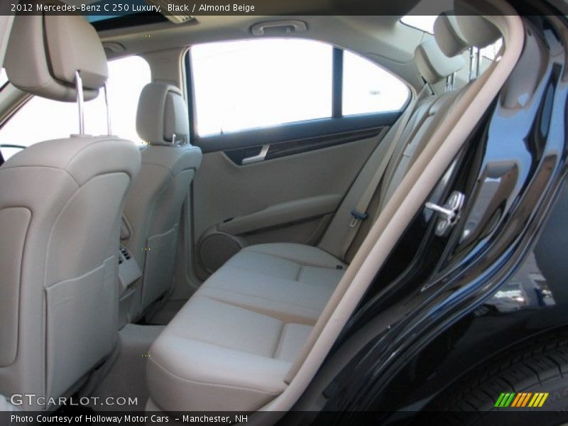 Black / Almond Beige 2012 Mercedes-Benz C 250 Luxury