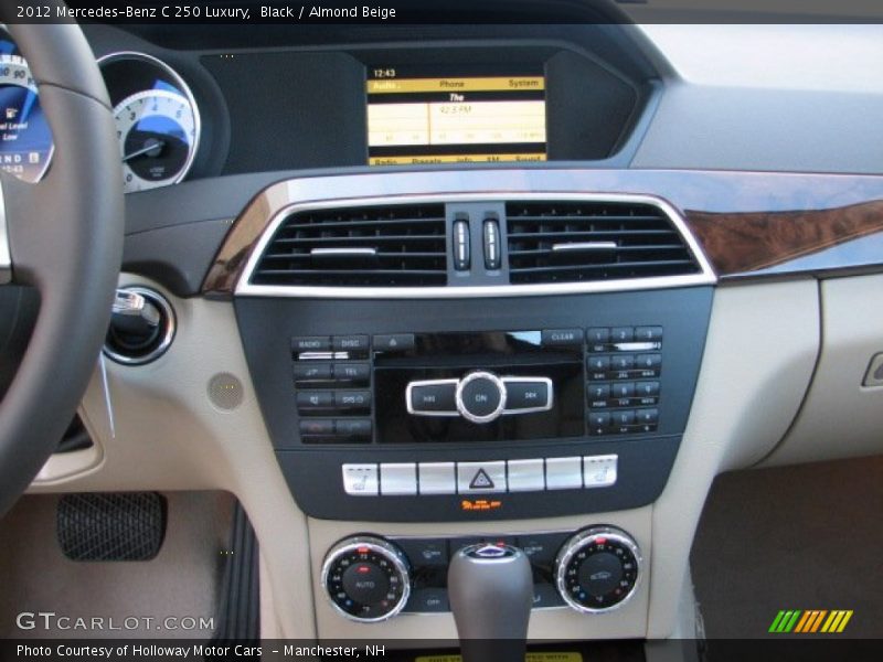 Black / Almond Beige 2012 Mercedes-Benz C 250 Luxury