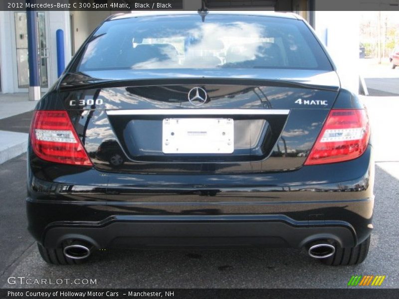 Black / Black 2012 Mercedes-Benz C 300 Sport 4Matic
