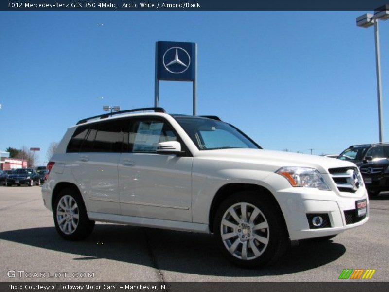 Arctic White / Almond/Black 2012 Mercedes-Benz GLK 350 4Matic