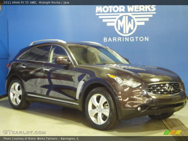 Midnight Mocha / Java 2011 Infiniti FX 35 AWD