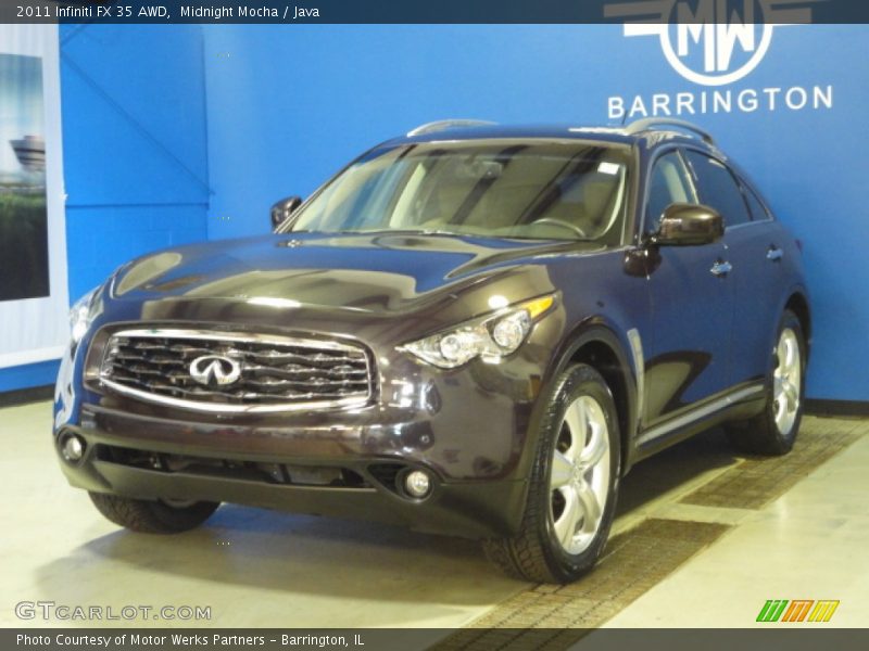 Midnight Mocha / Java 2011 Infiniti FX 35 AWD