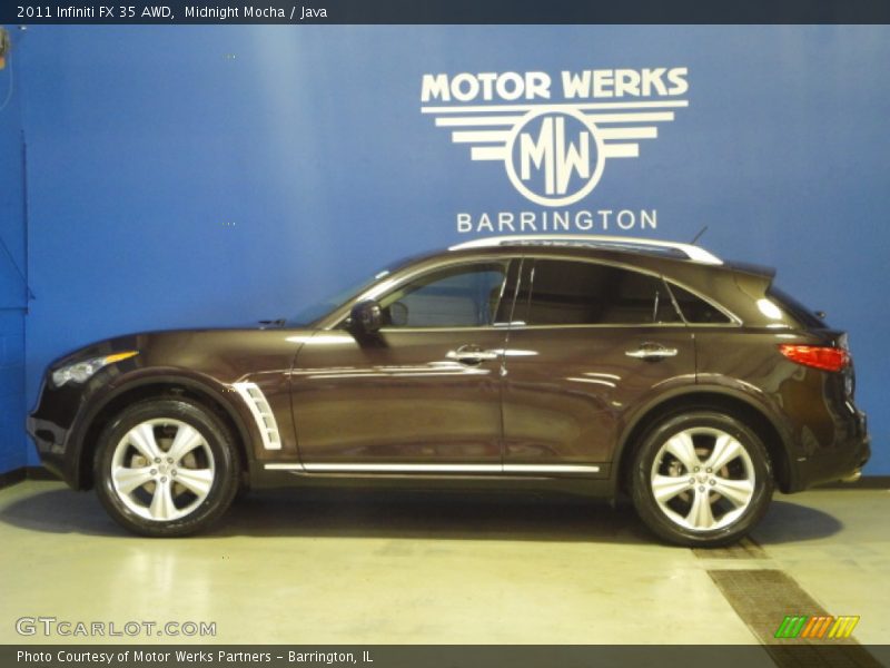 Midnight Mocha / Java 2011 Infiniti FX 35 AWD