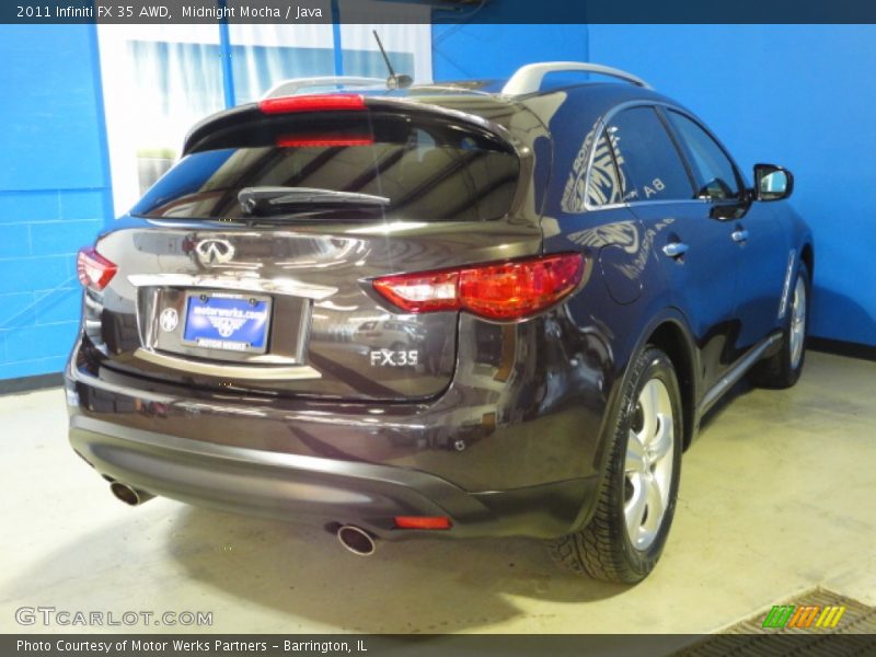 Midnight Mocha / Java 2011 Infiniti FX 35 AWD