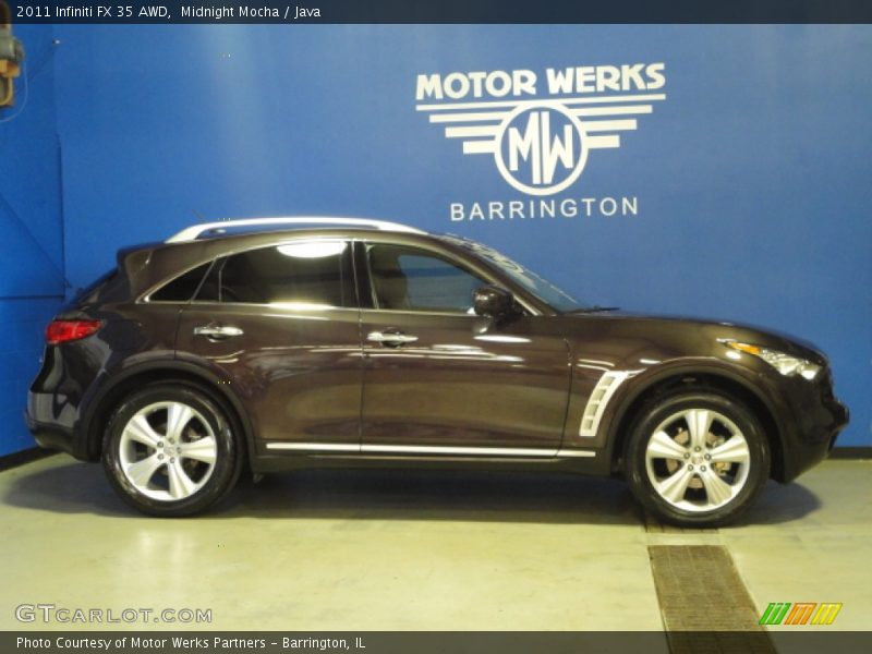 Midnight Mocha / Java 2011 Infiniti FX 35 AWD