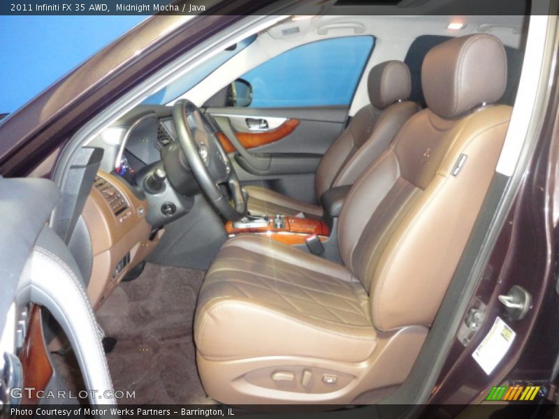  2011 FX 35 AWD Java Interior