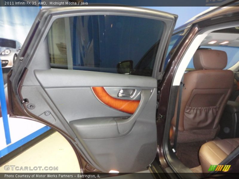 Midnight Mocha / Java 2011 Infiniti FX 35 AWD