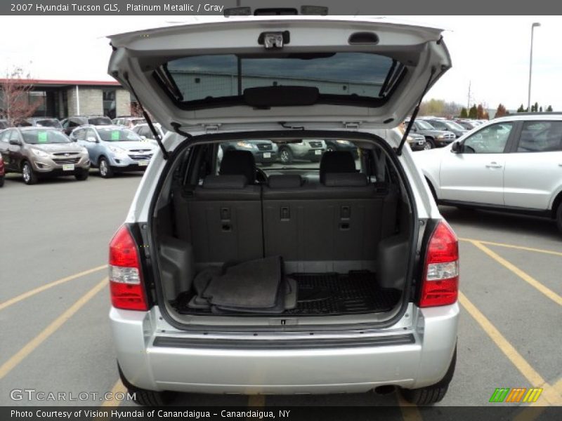 Platinum Metallic / Gray 2007 Hyundai Tucson GLS