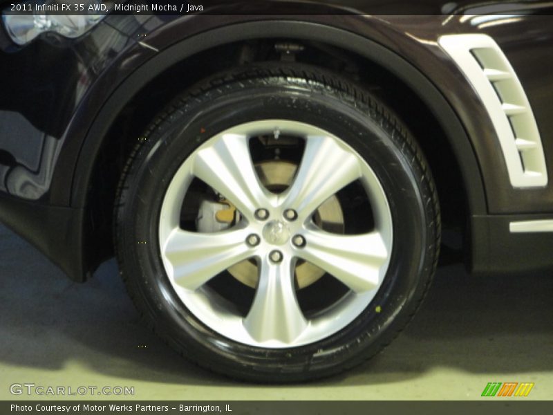 Midnight Mocha / Java 2011 Infiniti FX 35 AWD
