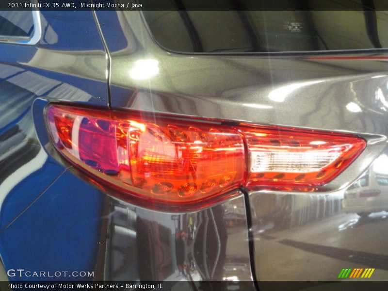Midnight Mocha / Java 2011 Infiniti FX 35 AWD