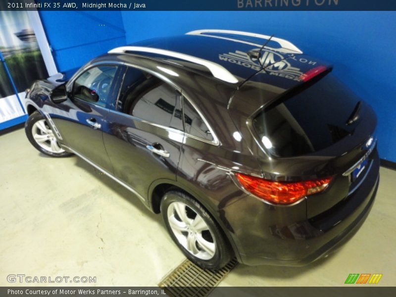 Midnight Mocha / Java 2011 Infiniti FX 35 AWD