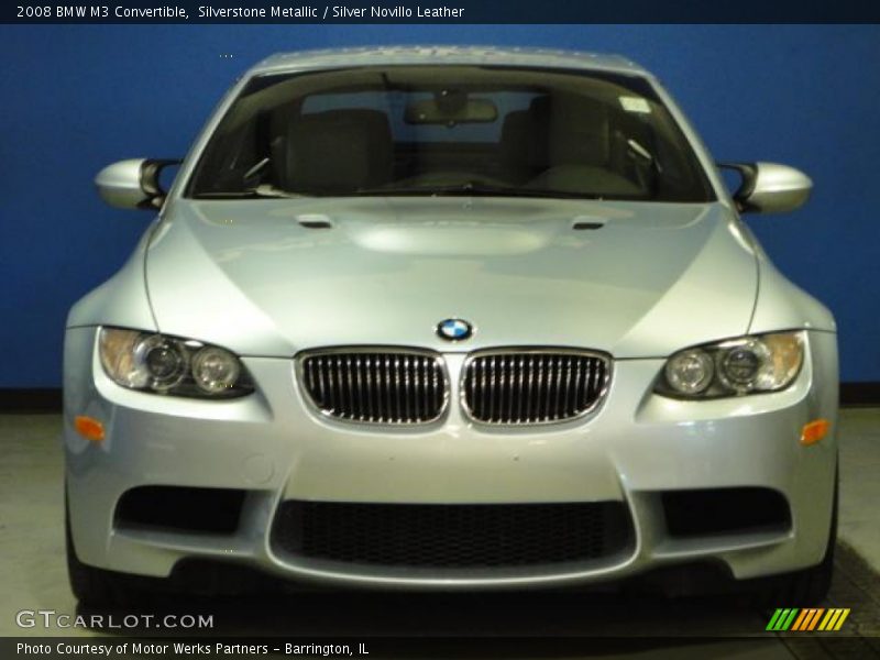 Silverstone Metallic / Silver Novillo Leather 2008 BMW M3 Convertible