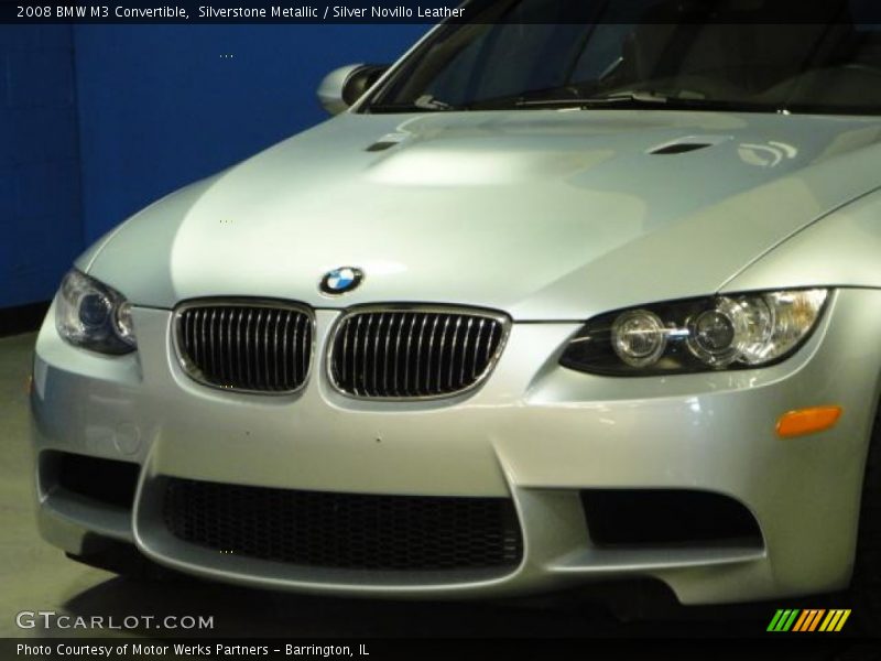 Silverstone Metallic / Silver Novillo Leather 2008 BMW M3 Convertible