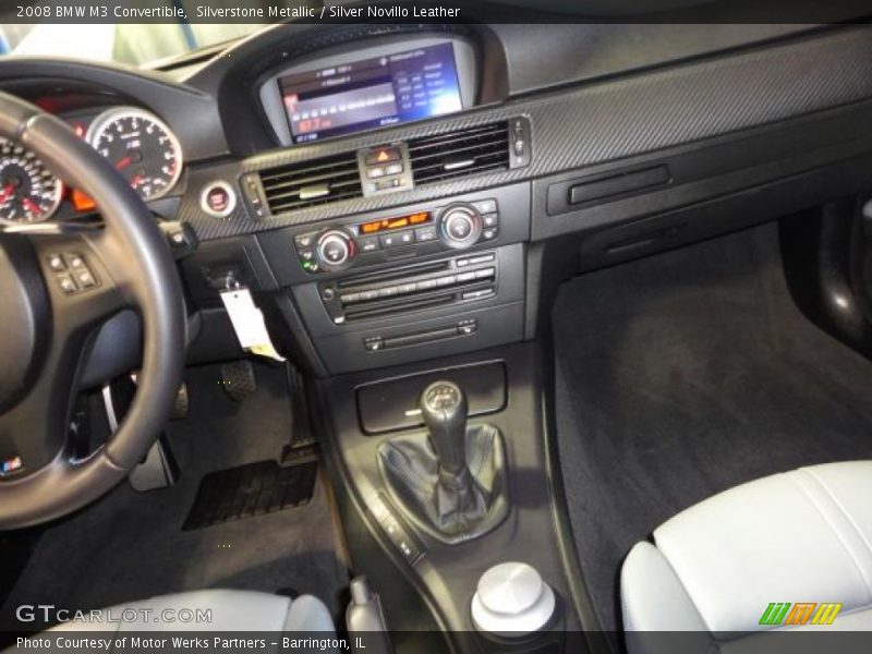 Silverstone Metallic / Silver Novillo Leather 2008 BMW M3 Convertible