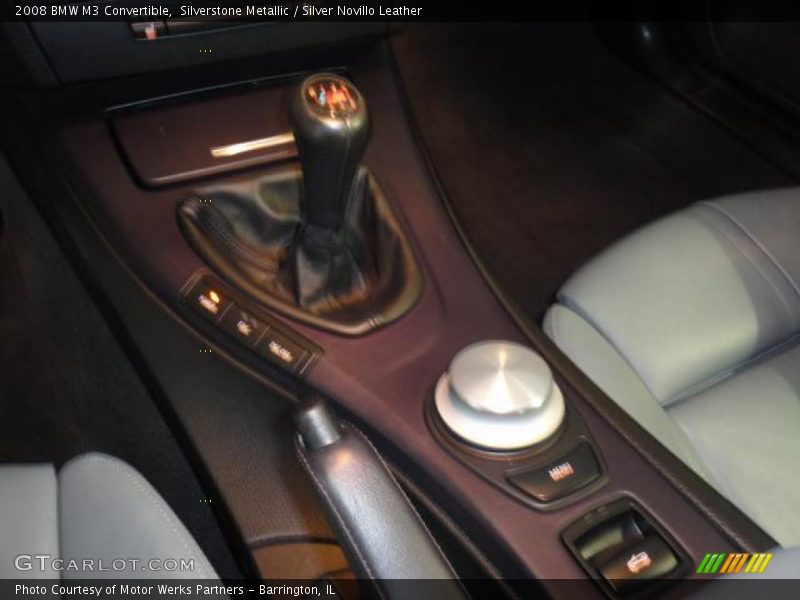 Silverstone Metallic / Silver Novillo Leather 2008 BMW M3 Convertible