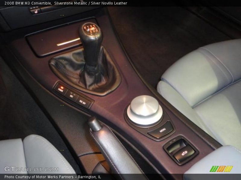Silverstone Metallic / Silver Novillo Leather 2008 BMW M3 Convertible