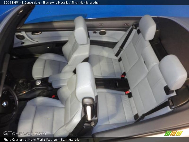 Silverstone Metallic / Silver Novillo Leather 2008 BMW M3 Convertible