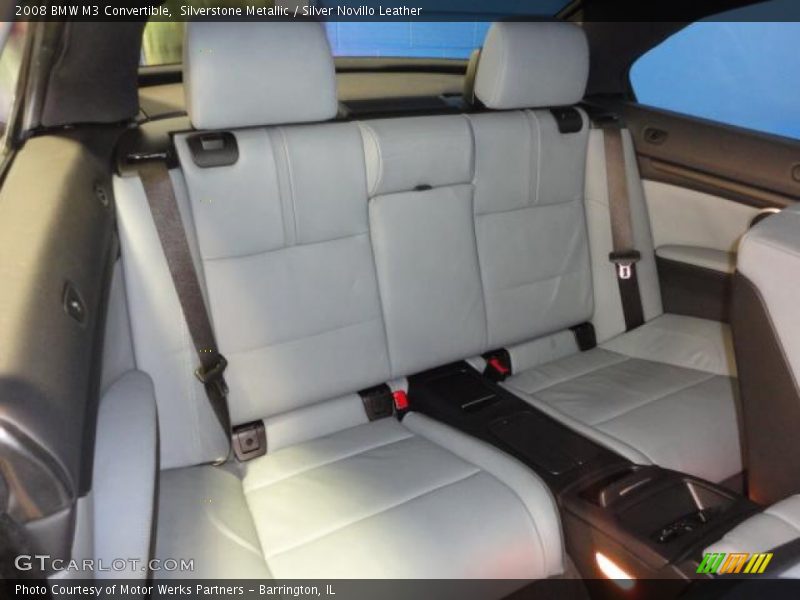 Silverstone Metallic / Silver Novillo Leather 2008 BMW M3 Convertible